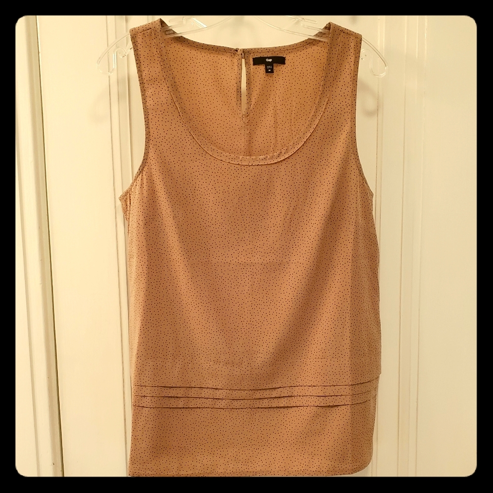GAP Sleeveless Polka Dot Blouse